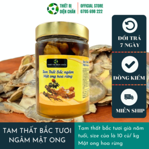 Tam thất bắc tươi ngâm mật ong