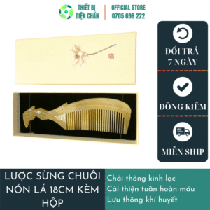 lược sừng cô gái đội nón lá