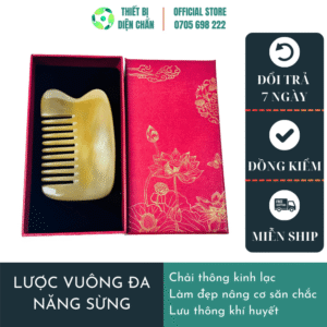 lược sừng đa năng vuông