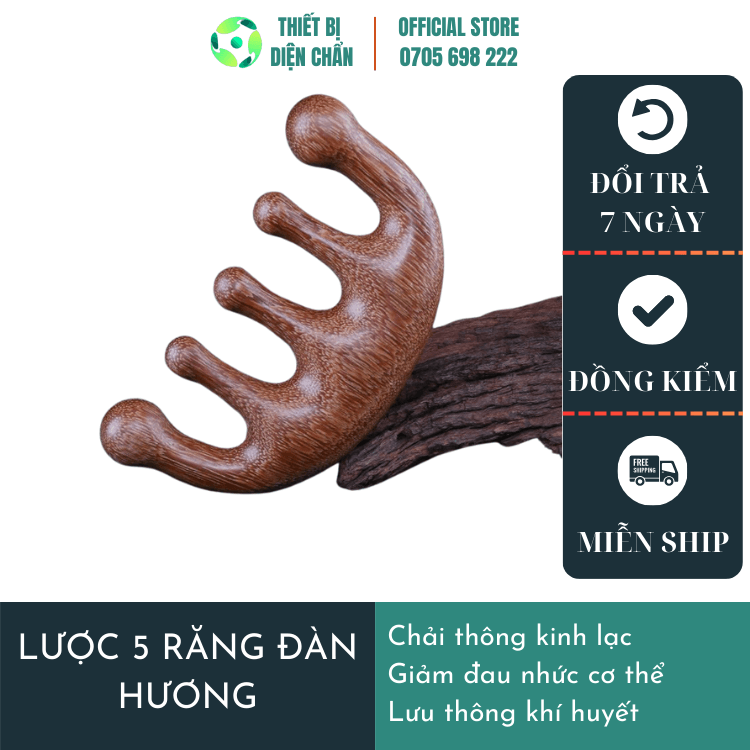 lược gỗ đàn hương