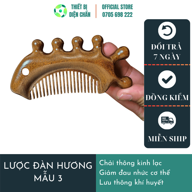 lược gỗ đàn hương