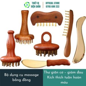 Bộ Dụng Cụ Massage Bằng Đồng