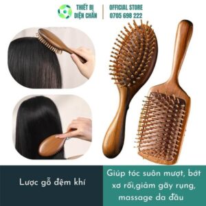Lược Gỗ Đệm Khí